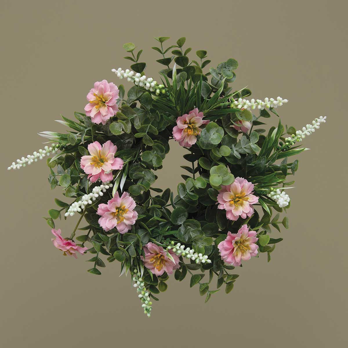 MINI WREATH EUCALYPTUS/COREOPS